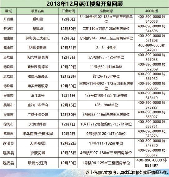 湛江一手房最新价格概览，最新价格信息一览无余